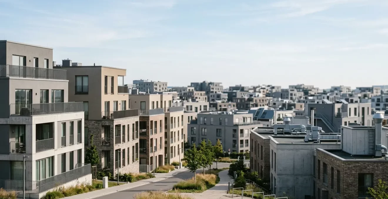 Installation de chaudière gaz à condensation dans un environnement urbain moderne