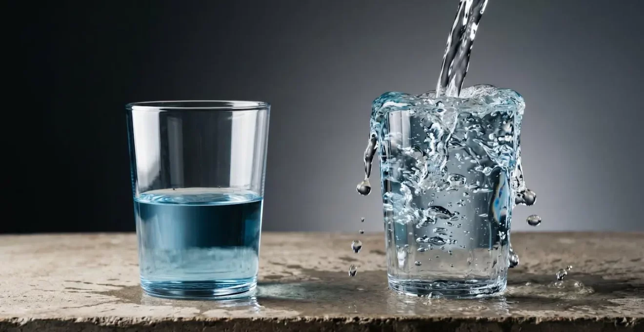 Représentation visuelle symbolique comparant la consommation d'eau d'une douche prolongée versus un bain optimisé