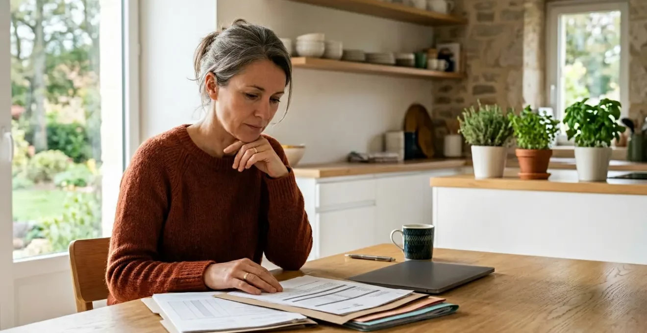 Particulier consultant des documents administratifs relatifs à la déclaration fiscale de revenus photovoltaïques