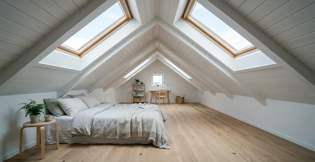 Isolation performante de combles aménagés garantissant la fraîcheur estivale