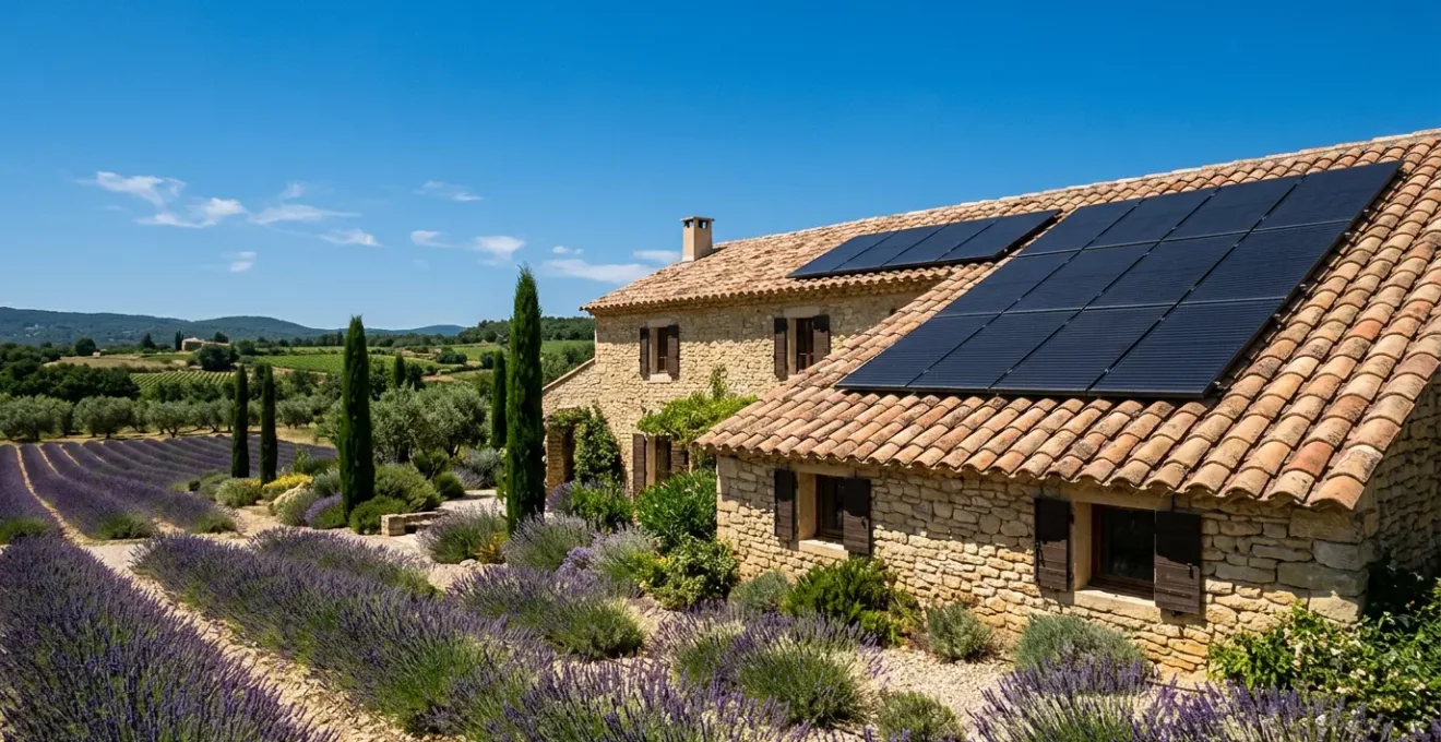 Installation de panneaux solaires thermiques sur toiture méditerranéenne dans le Sud de la France