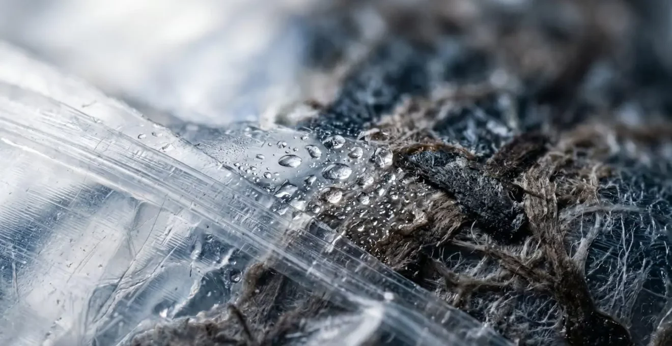 Représentation visuelle des émissions cachées dans le cycle de vie d'un produit, montrant la complexité des matériaux et processus.